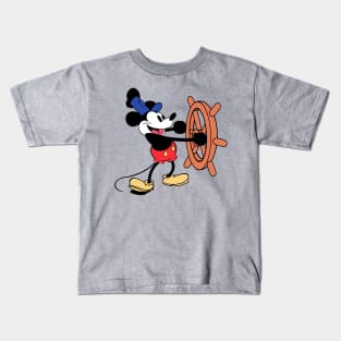 Steamboat Willie Kids T-Shirt